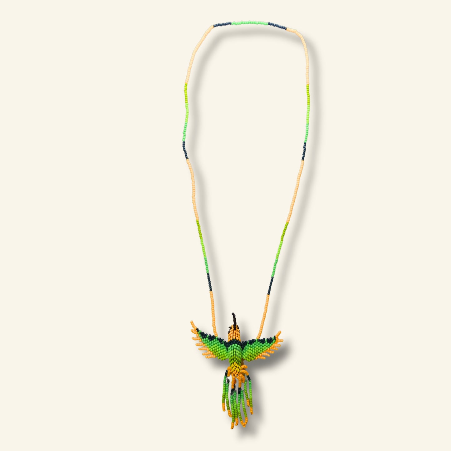 Kolibri Halskette - Huni Kuin - Handgefertigter indigener Schmuck