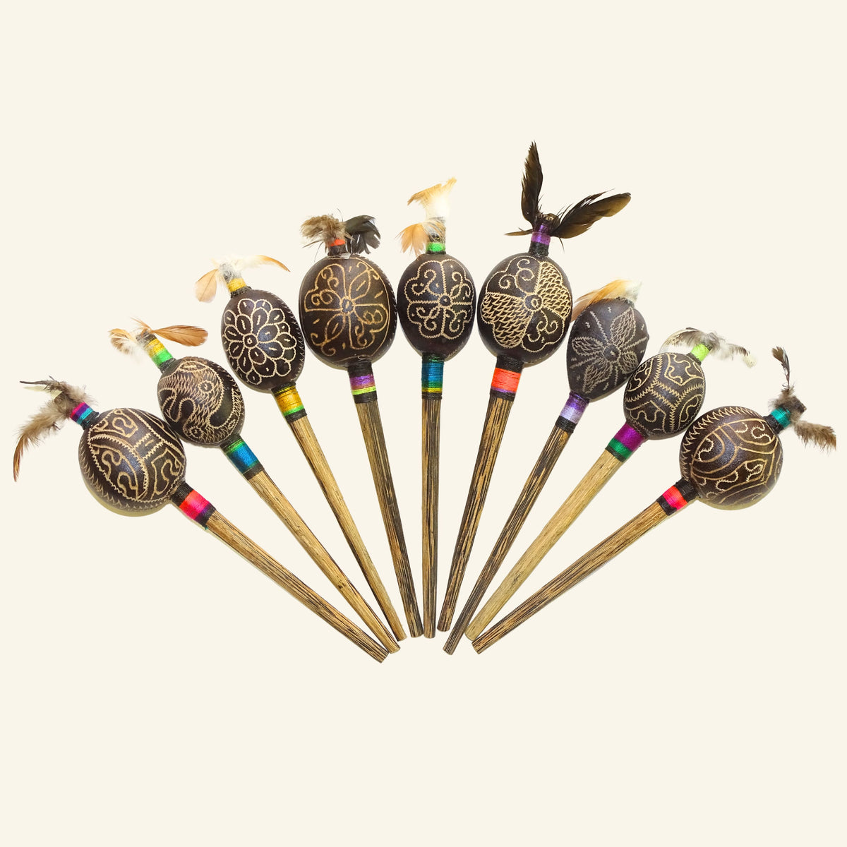 Shipibo Rassel (S) – Kleine Maraca aus Peru