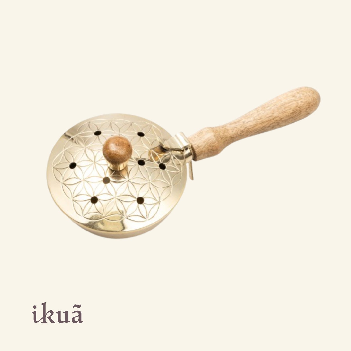 Räucherpfanne (Blume des Lebens) L 20 CM