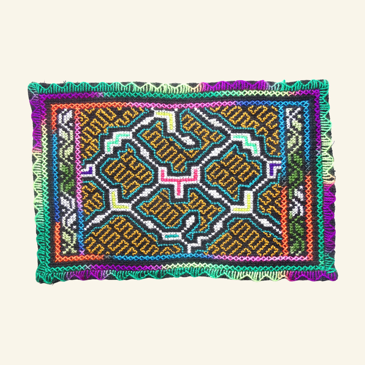 Shipibo Altartuch – Traditionelle Kené-Kunst (12 Varianten)