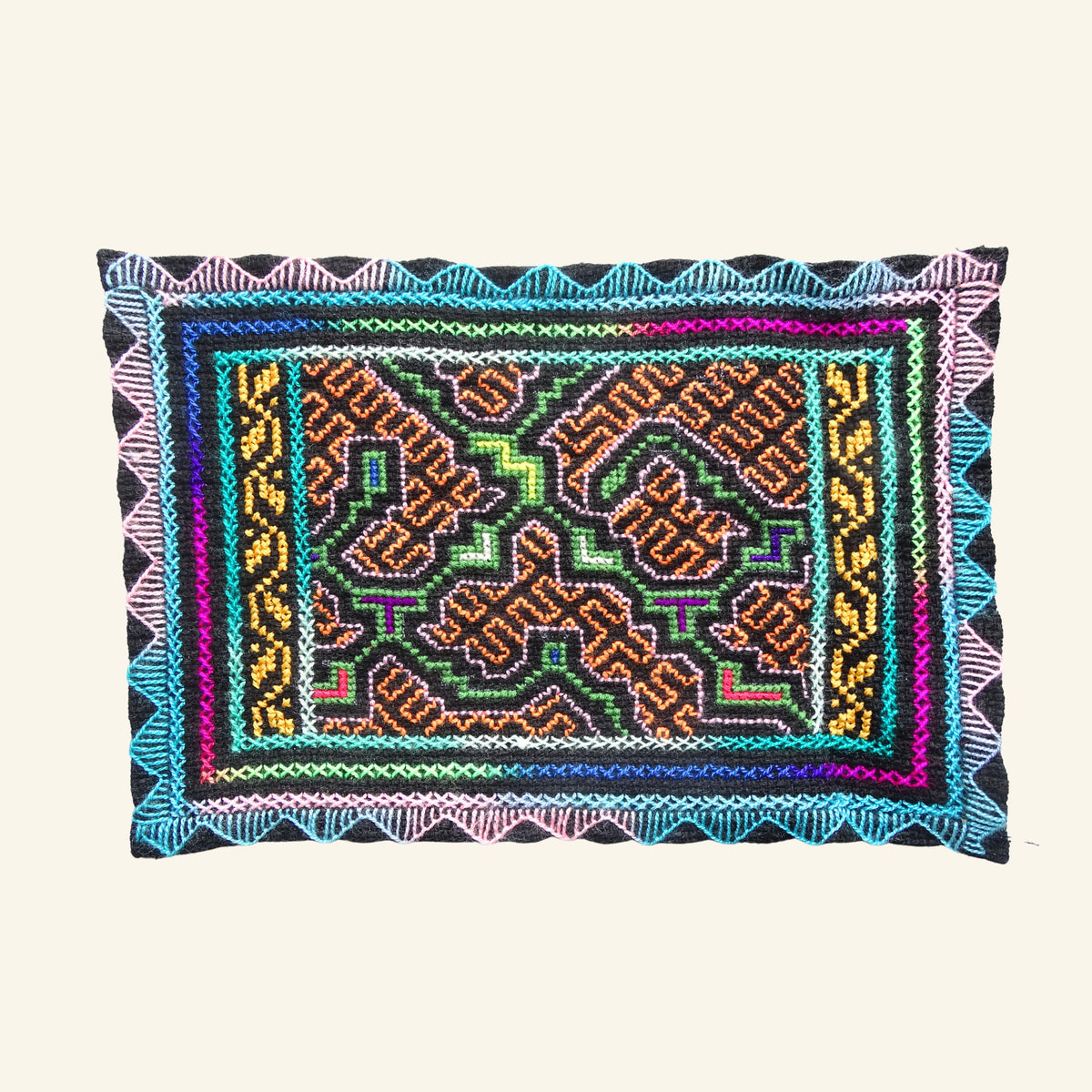 Shipibo Altartuch – Traditionelle Kené-Kunst (12 Varianten)