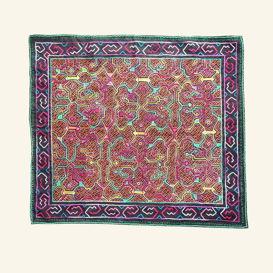 Shipibo Tuch – Lupuna – 60 × 70 cm