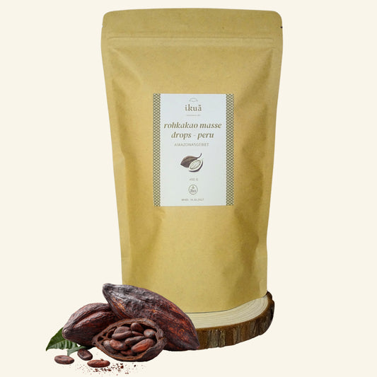 Bio Roh-Kakao Masse - Drops - Amazonasgebiet - Peru