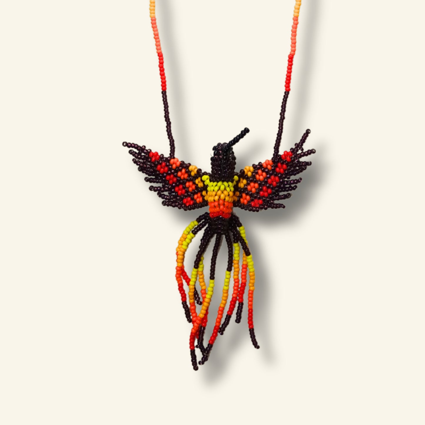 Kolibri Halskette - Huni Kuin - Handgefertigter indigener Schmuck