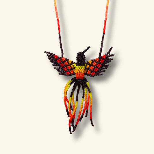 Kolibri Halskette - Huni Kuin - Handgefertigter indigener Schmuck