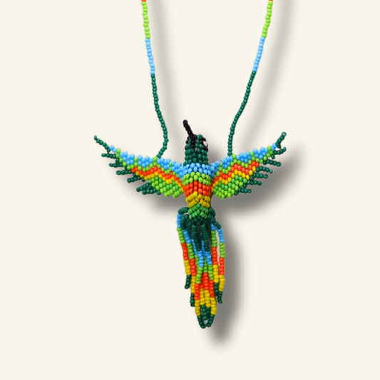 Kolibri Halskette - Huni Kuin - Handgefertigter indigener Schmuck
