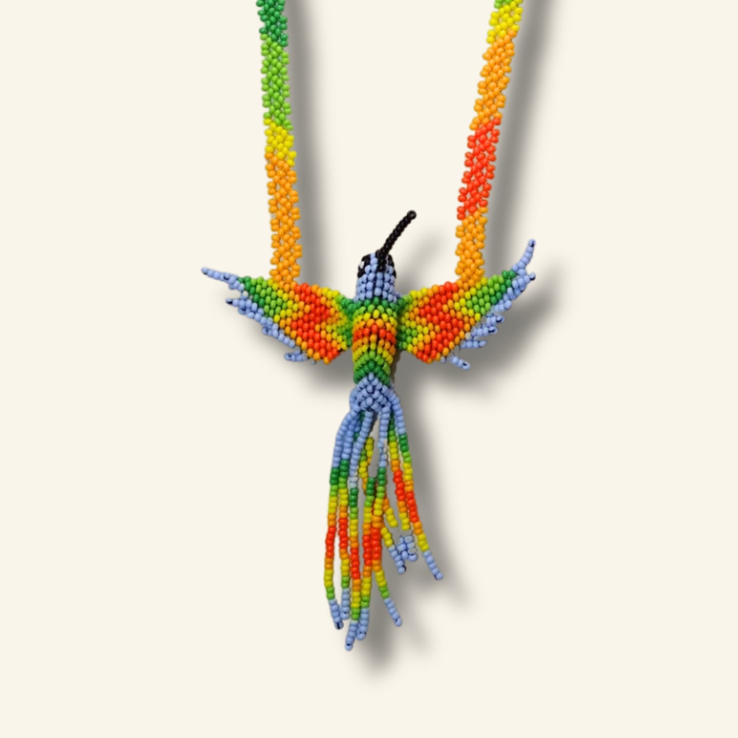 Kolibri Halskette - Huni Kuin - Handgefertigter indigener Schmuck