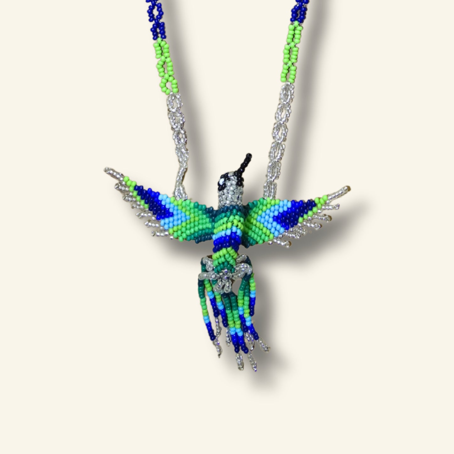 Kolibri Halskette - Huni Kuin - Handgefertigter indigener Schmuck