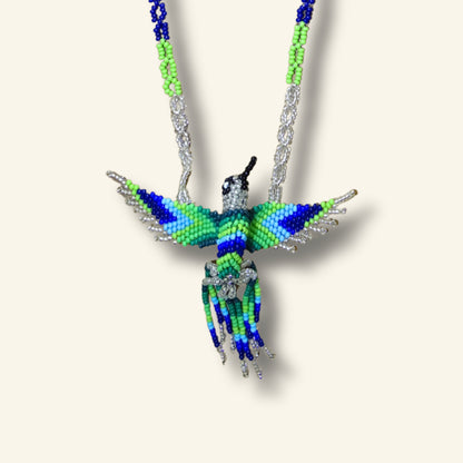 Kolibri Halskette - Huni Kuin - Handgefertigter indigener Schmuck