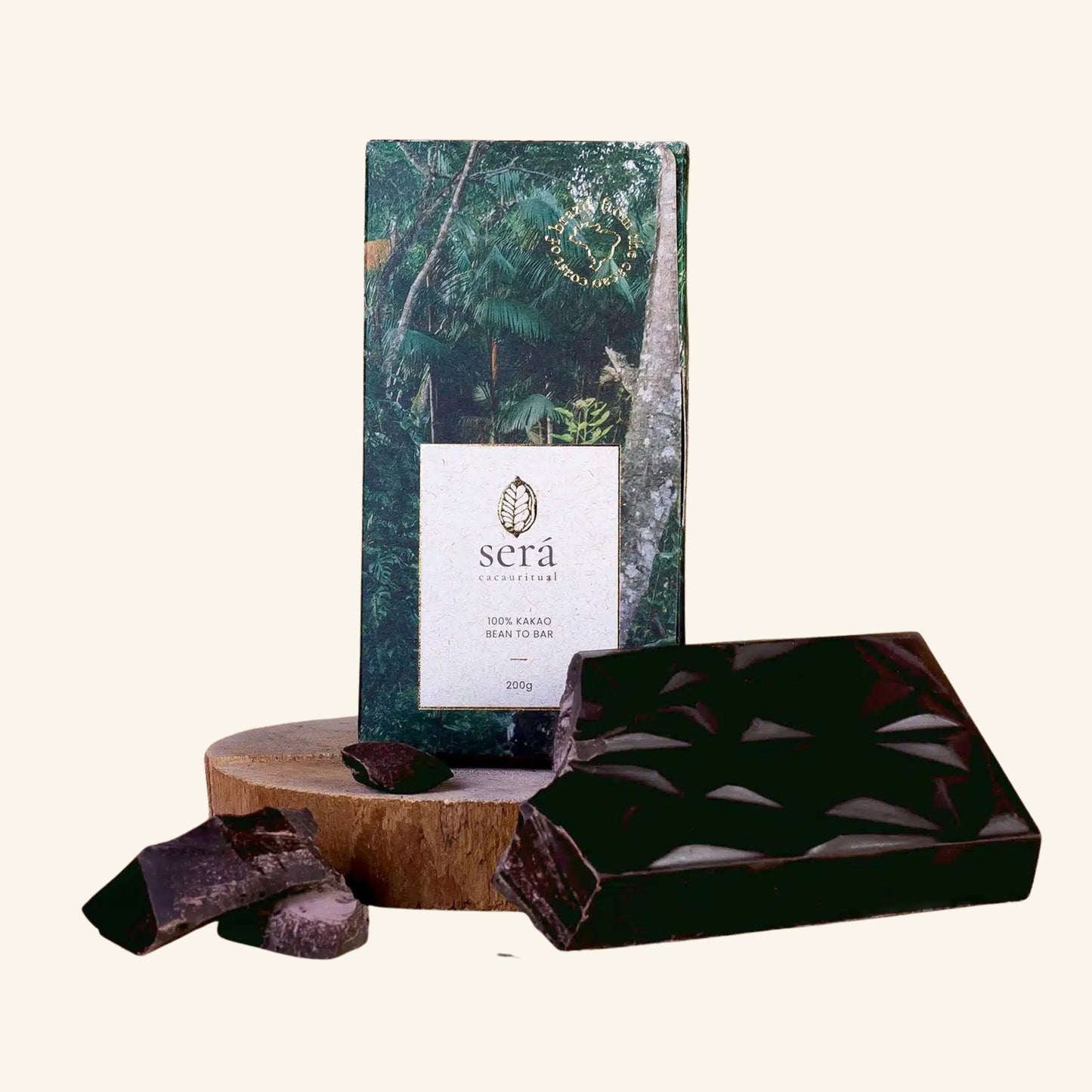 Será - Bio Roh-Kakao - 200g Block - Regenwald - Brasilien - Bahia