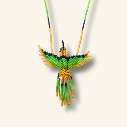 Kolibri Halskette - Huni Kuin - Handgefertigter indigener Schmuck