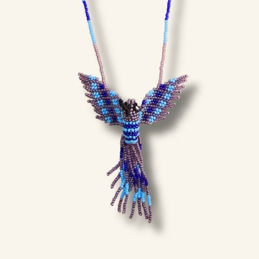 Kolibri Halskette - Huni Kuin - Handgefertigter indigener Schmuck