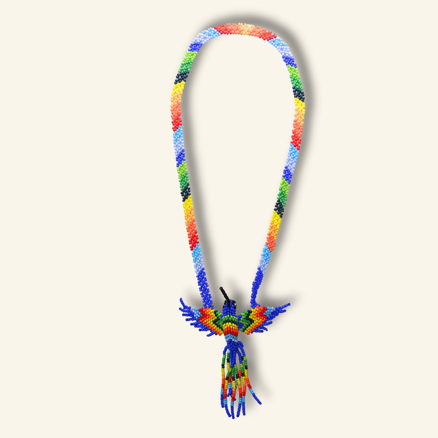 Kolibri Halskette - Huni Kuin - Handgefertigter indigener Schmuck
