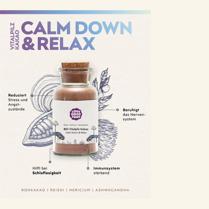 Vitalpilz Kakao (Bio) - Calm Down & Relax (180)