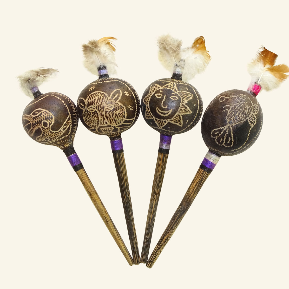 Shipibo Rassel (M) – Traditionelle Maraca aus Peru