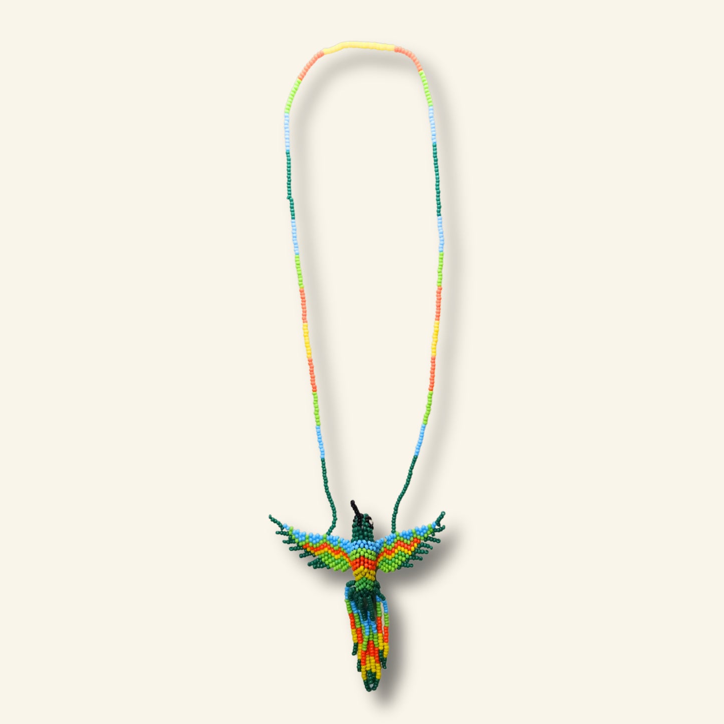 Kolibri Halskette - Huni Kuin - Handgefertigter indigener Schmuck