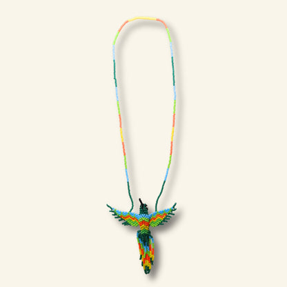 Kolibri Halskette - Huni Kuin - Handgefertigter indigener Schmuck