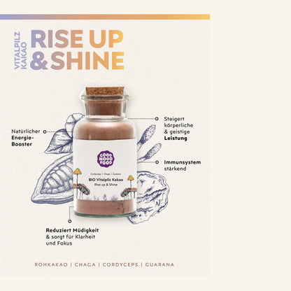 Vitalpilz Kakao (Bio) - Rise Up & Shine (180 g)