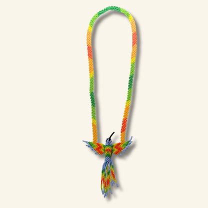 Kolibri Halskette - Huni Kuin - Handgefertigter indigener Schmuck