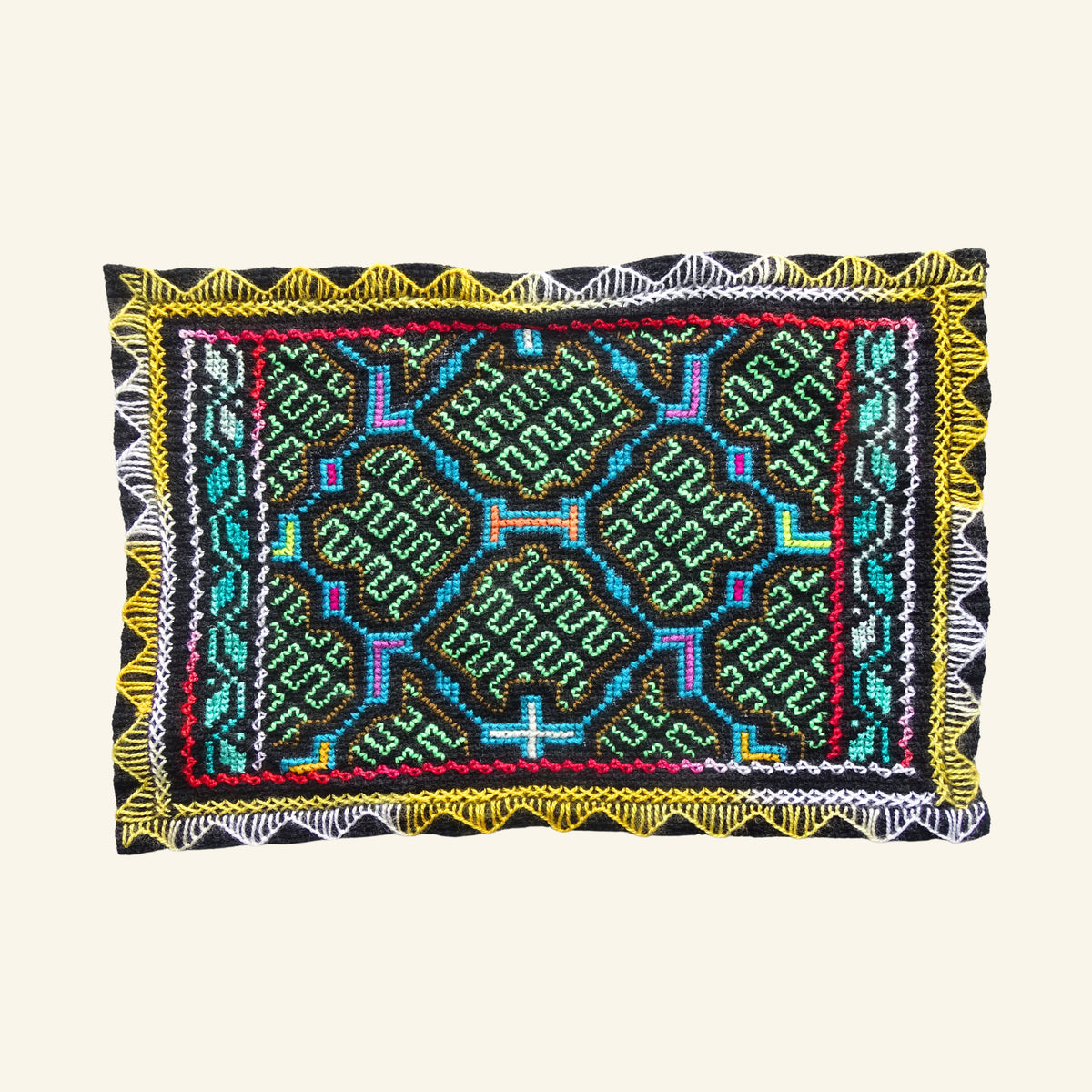 Shipibo Altartuch – Traditionelle Kené-Kunst (12 Varianten)