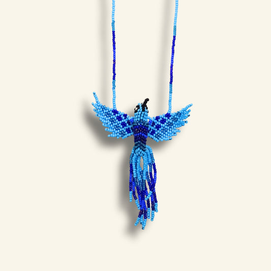Kolibri Halskette - Huni Kuin - Handgefertigter indigener Schmuck