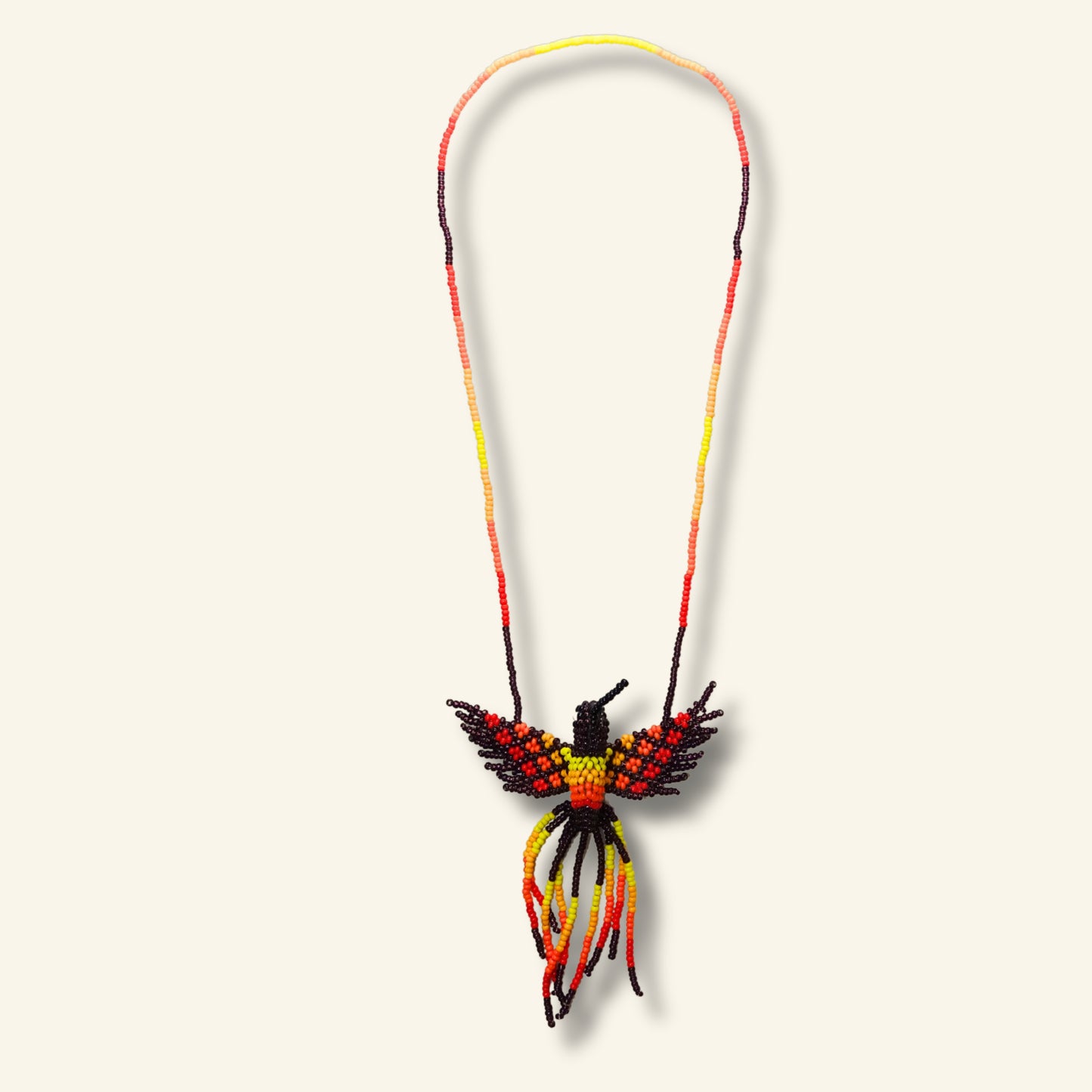 Kolibri Halskette - Huni Kuin - Handgefertigter indigener Schmuck
