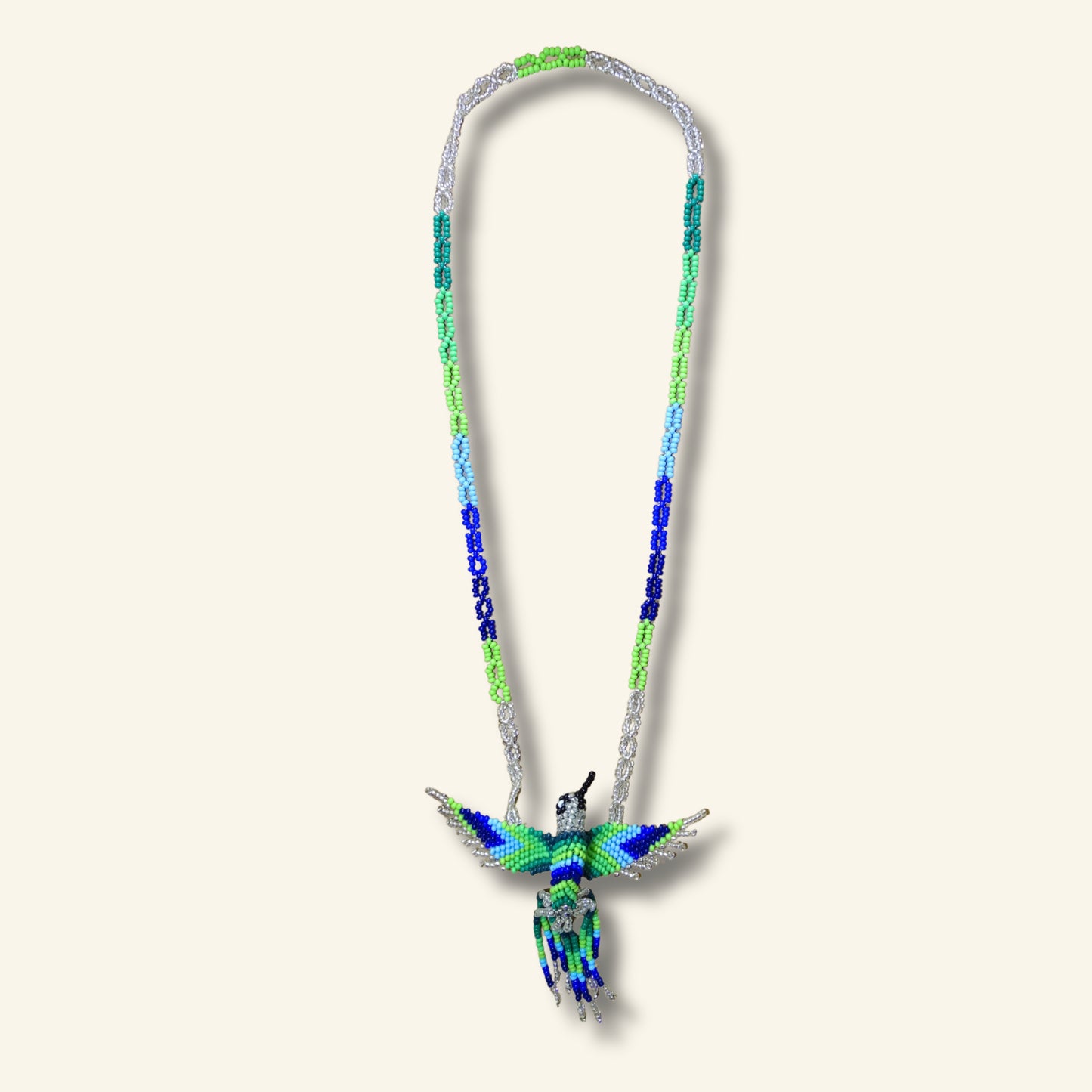 Kolibri Halskette - Huni Kuin - Handgefertigter indigener Schmuck