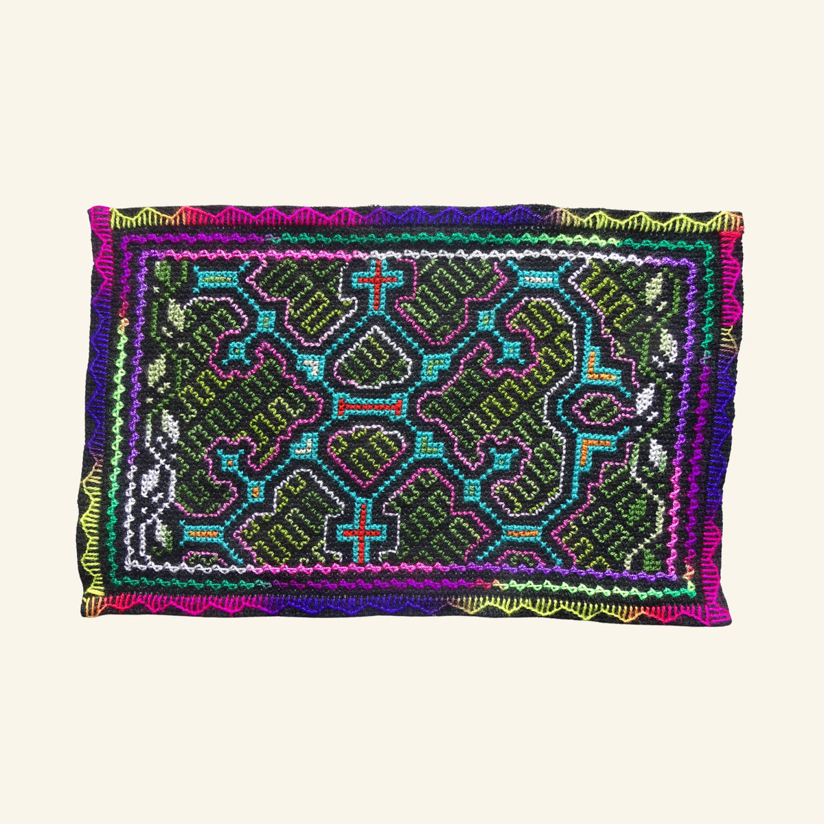 Shipibo Altartuch – Traditionelle Kené-Kunst (12 Varianten)