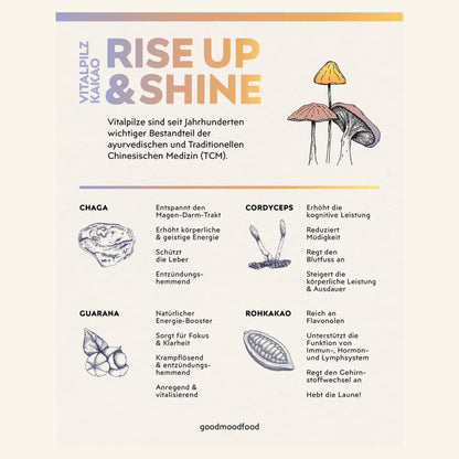 Vitalpilz Kakao (Bio) - Rise Up & Shine (180 g)