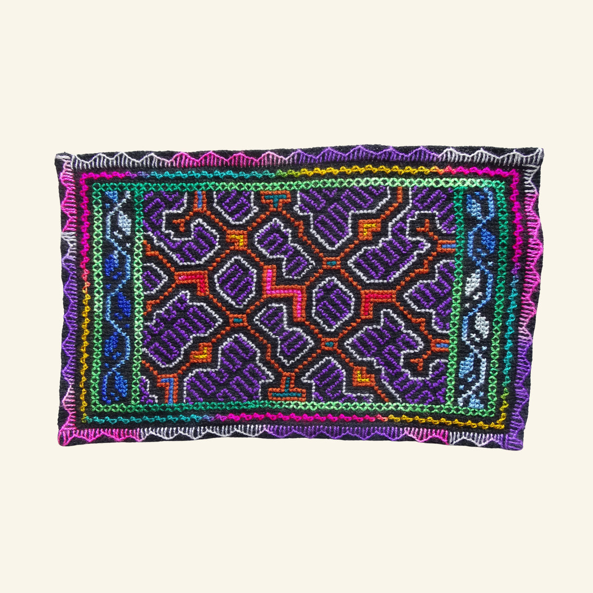 Shipibo Altartuch – Traditionelle Kené-Kunst (12 Varianten)