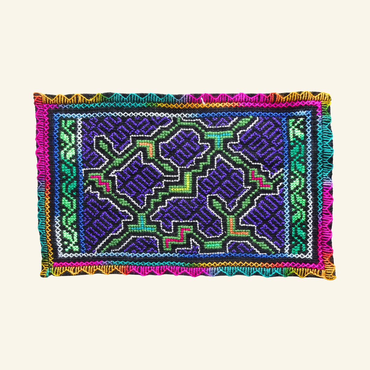 Shipibo Altartuch – Traditionelle Kené-Kunst (12 Varianten)