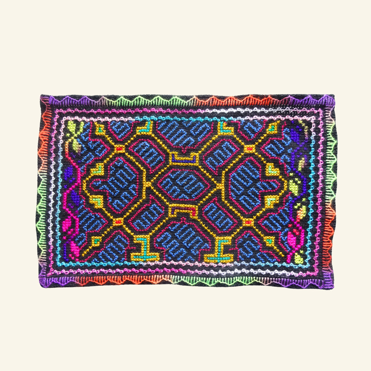 Shipibo Altartuch – Traditionelle Kené-Kunst (12 Varianten)