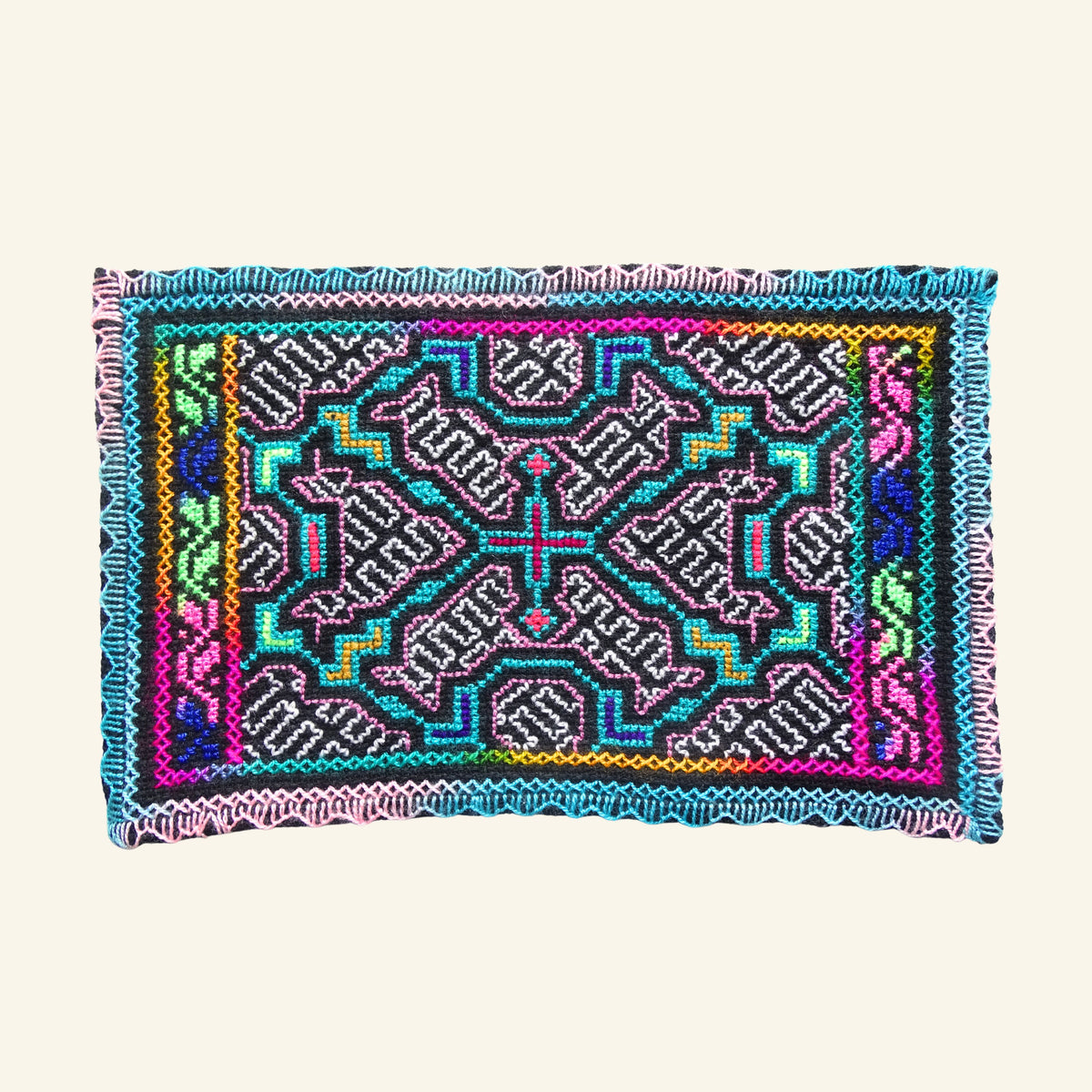 Shipibo Altartuch – Traditionelle Kené-Kunst (12 Varianten)