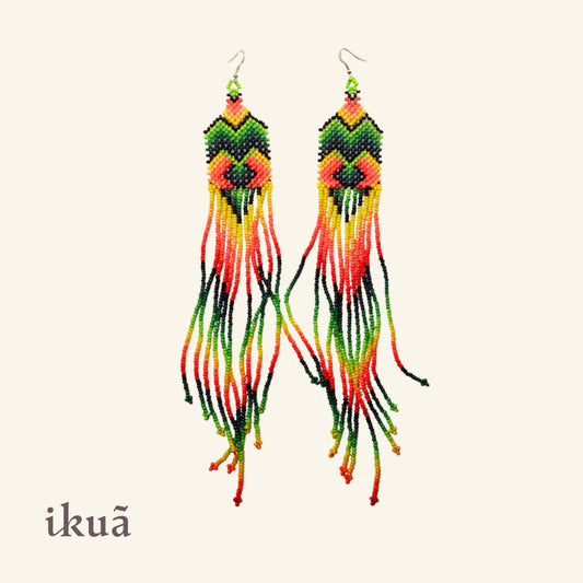 Ohrringe - Puyanawa - Handgefertigter indigener Schmuck
