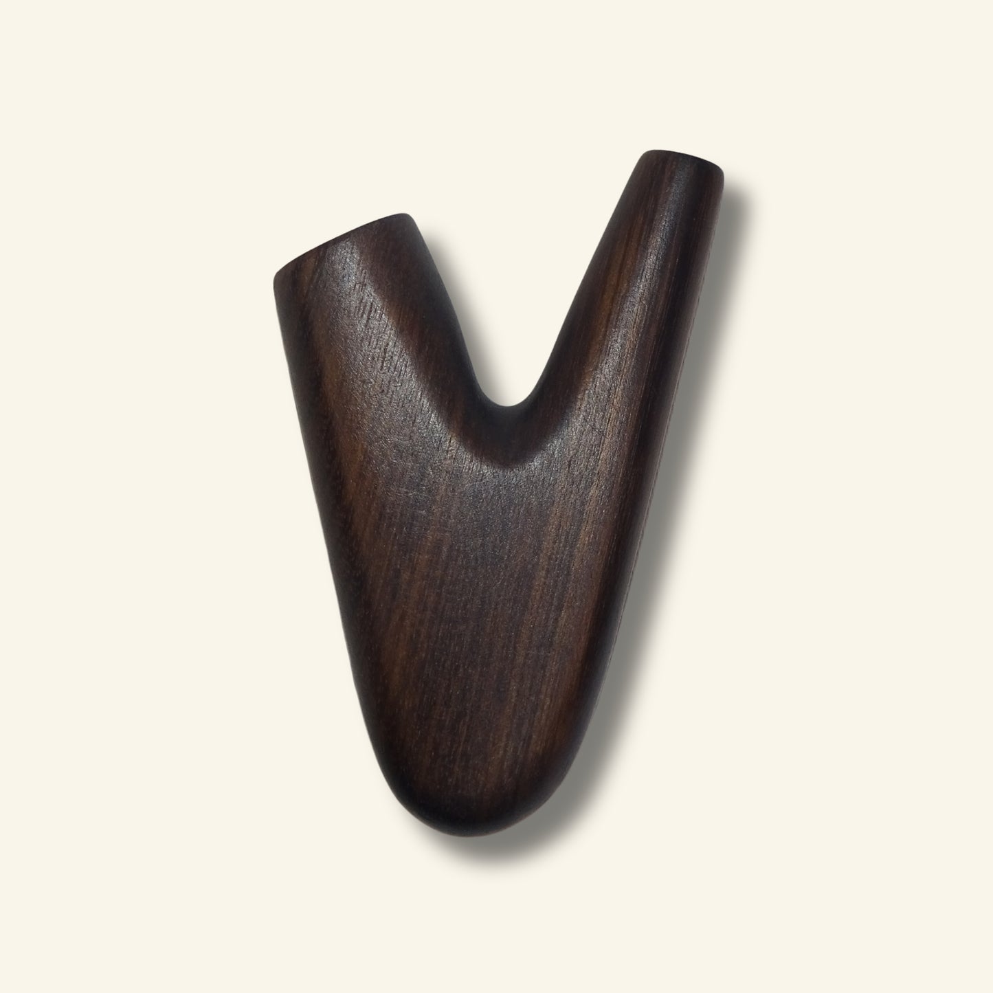 Kuripe - Rapé Applikator aus Imbuia oder Peroba Rosa Holz