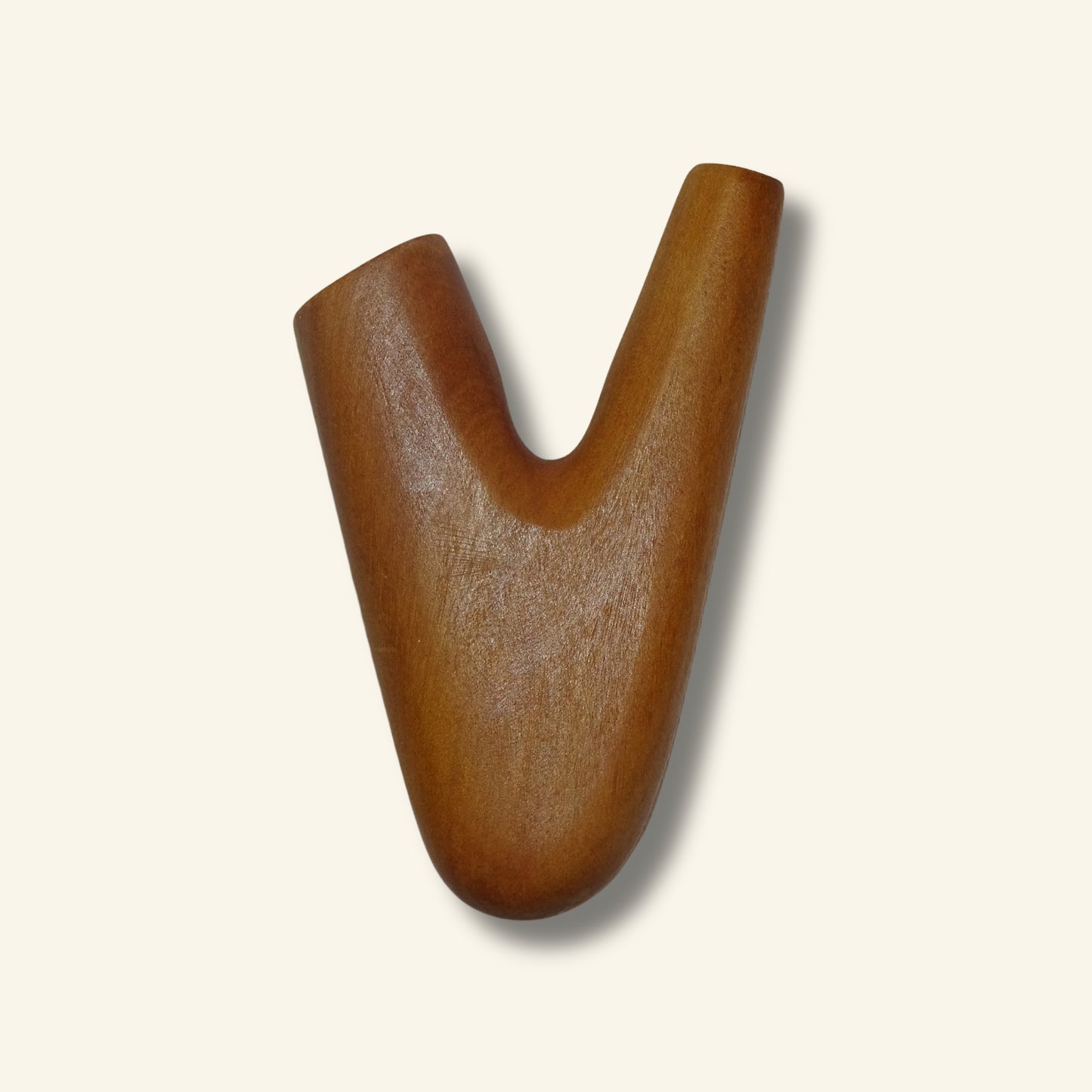 Kuripe - Rapé Applikator aus Imbuia oder Peroba Rosa Holz
