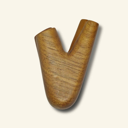 Kuripe - Rapé Applikator aus Imbuia oder Peroba Rosa Holz
