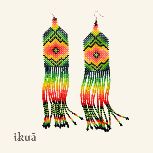 Ohrringe - Puyanawa - Handgefertigter indigener Schmuck