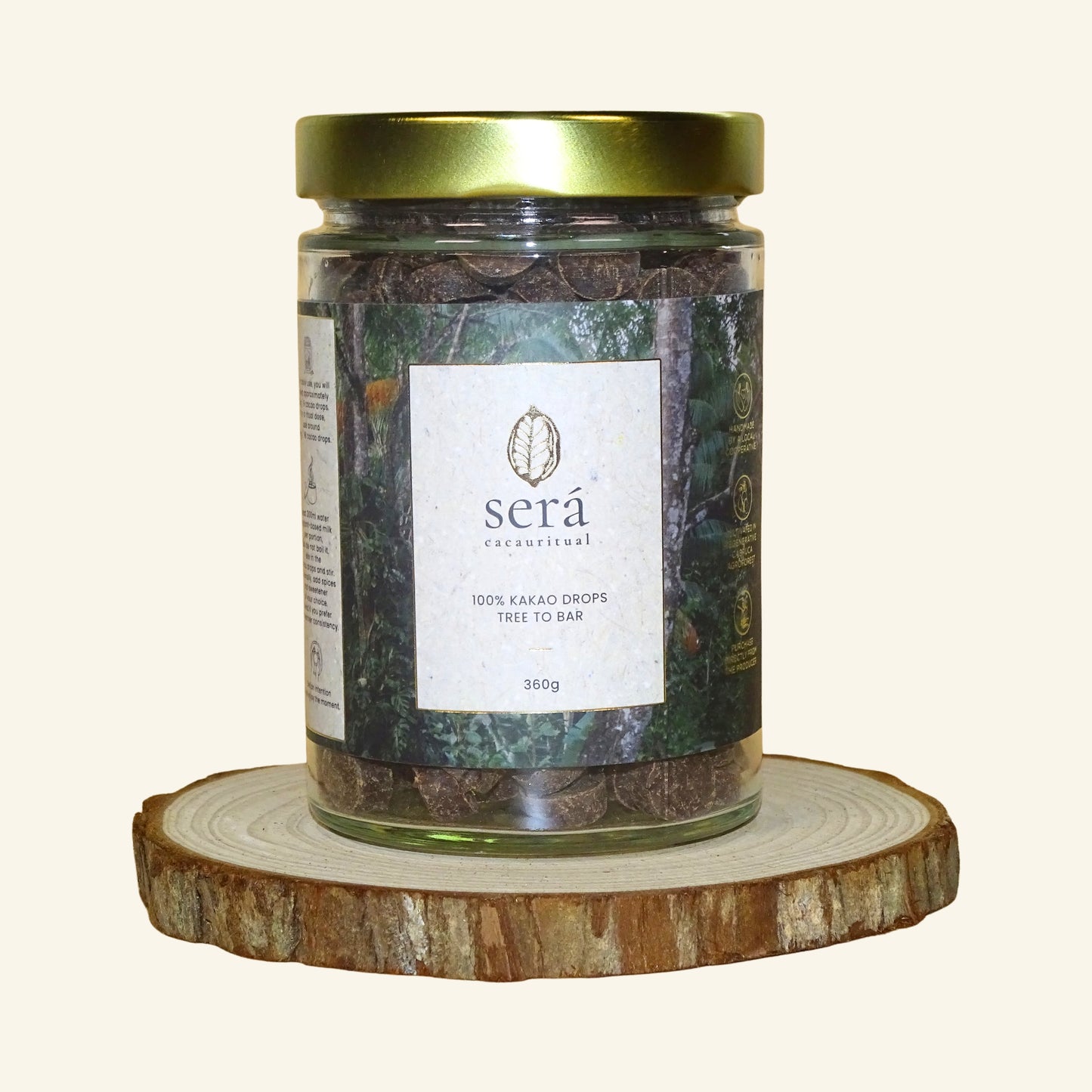Será - Bio Roh-Kakao - Drops 360g - Regenwald - Brasilien -Bahia